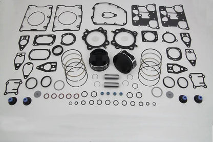 Wiseco 97 Inch Piston Kit with Armor X Coated Pistons and Top End Gasket Set for Harley Davidson FXST (1999-2008) by Wiseco