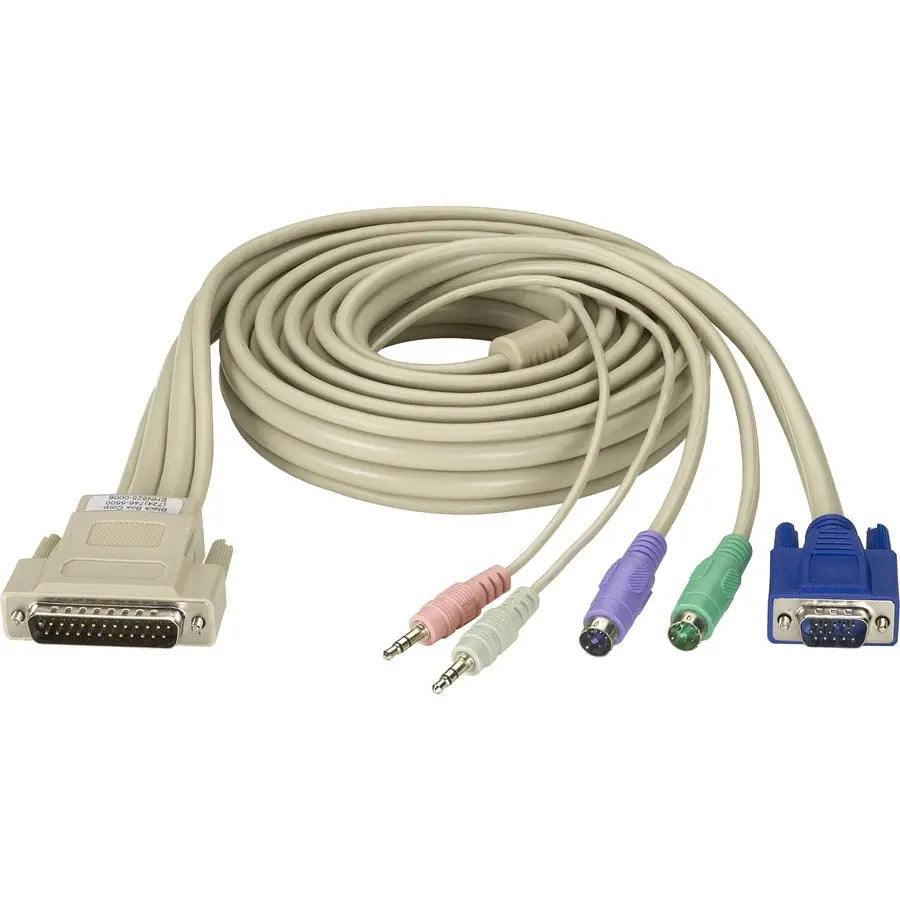 Black Box Corporation EHN825-0006 KVM CPU Cable with Audio, 6 ft. (1.8 m)