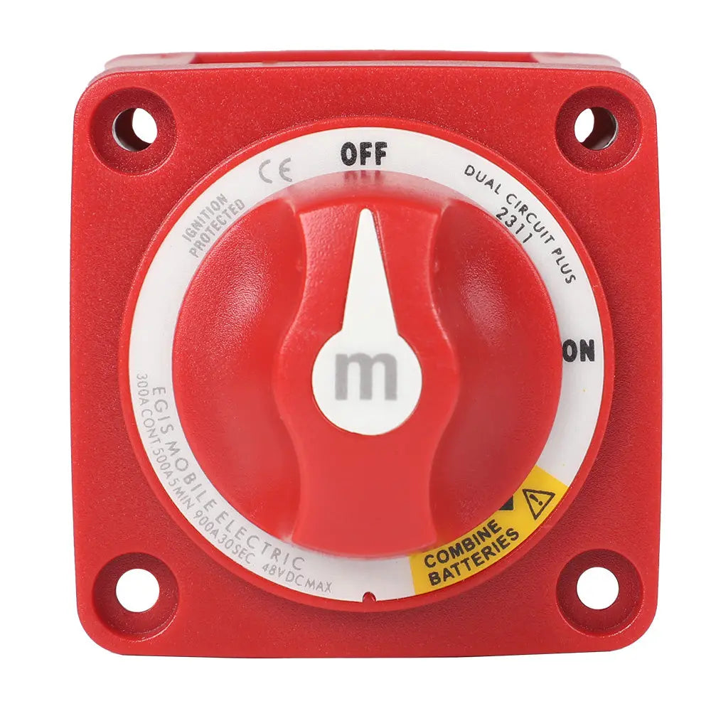 Egis Mobile Electric M-Series 300A Dual Circuit Battery Switch with Combine Battery Switch