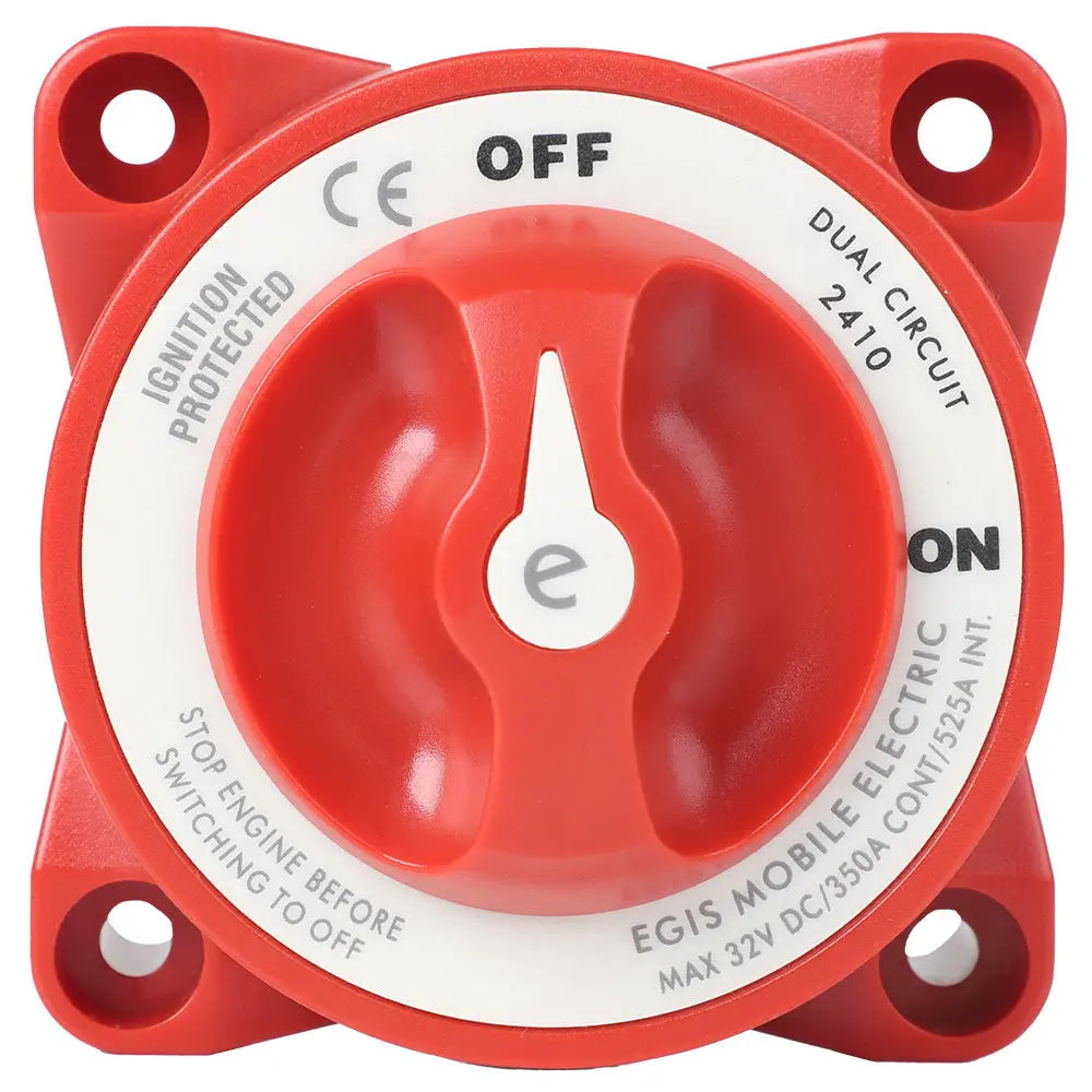 Egis Mobile Electric E-Series 350A Dual Circuit Battery Switch Off/On