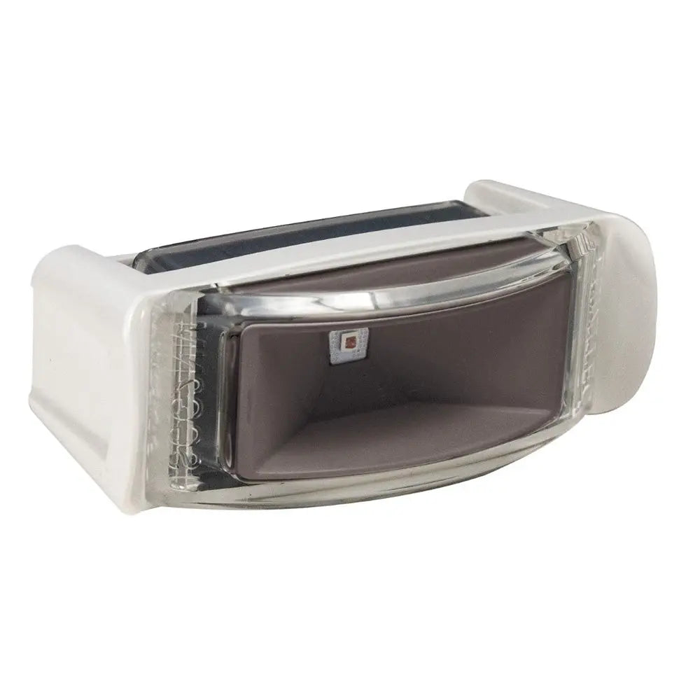 Lumitec Contour Inset Navigation Light Starboard Green with White Housing - 2 Nautical Mile USCG Approved Marine Lighting