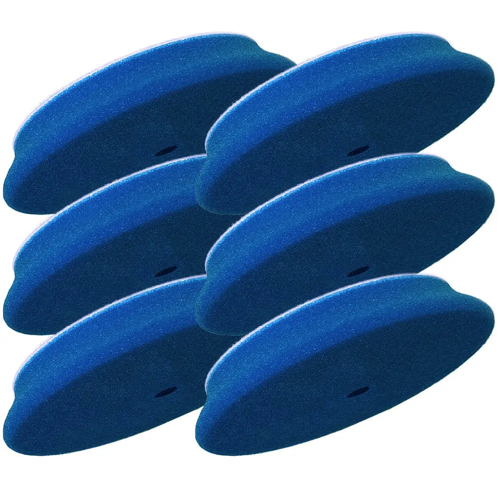RUPES D-A Coarse Foam Pad 40mm Blue 6-Pack for Dual-Action Polishers