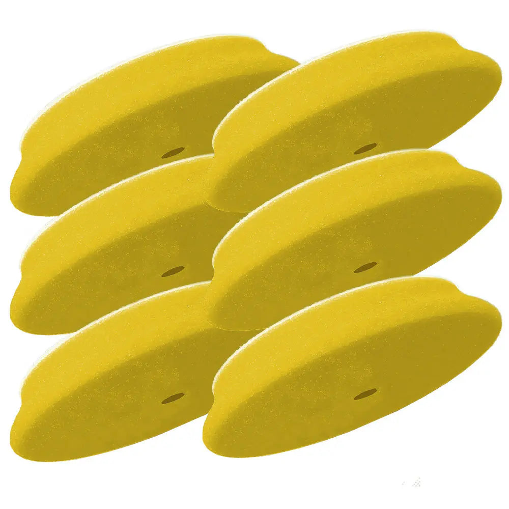 RUPES D-A Fine Finishing Foam Pad 40mm - Yellow (6-Pack) for Dual-Action and Gear-Driven Polishers