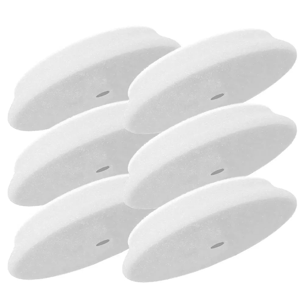 RUPES D-A Ultra Fine Polishing Foam Pad 40mm White - 6-Pack for High-Gloss Finishing