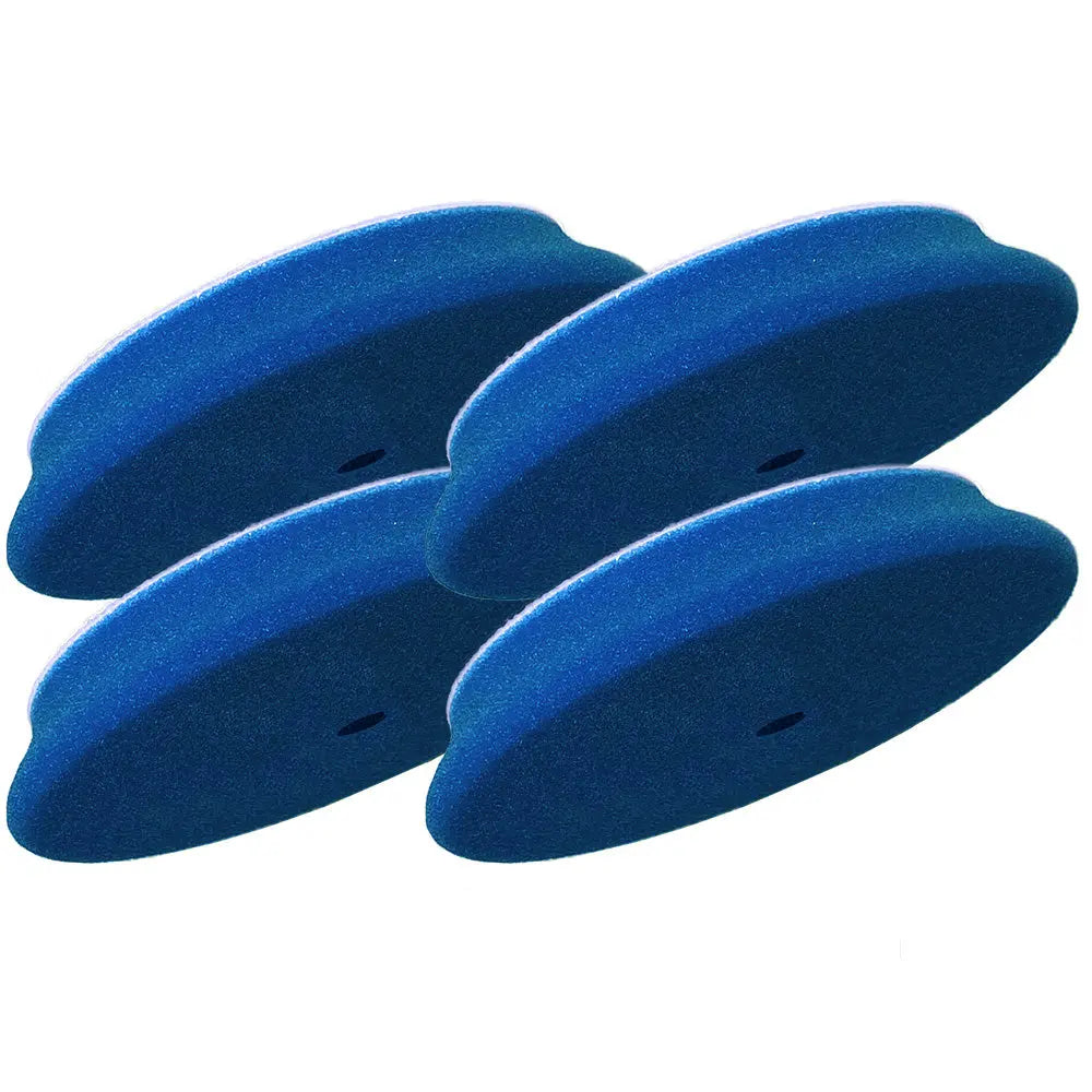 RUPES D-A Coarse Foam Pad 40mm Blue – 4-Pack for Dual-Action Polishers
