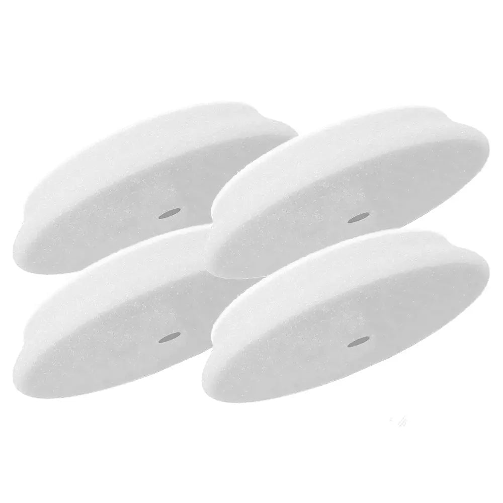 RUPES D-A Ultra Fine Polishing Foam Pad 70mm - White (4-Pack) for High-Gloss Finishing and Detail Work