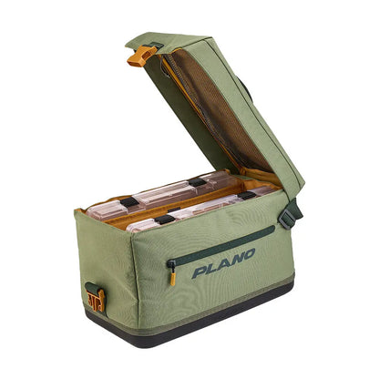 Plano Weekend Softsider Tackle Bag 3700 Series Moss - Waterproof Fishing Gear Organizer