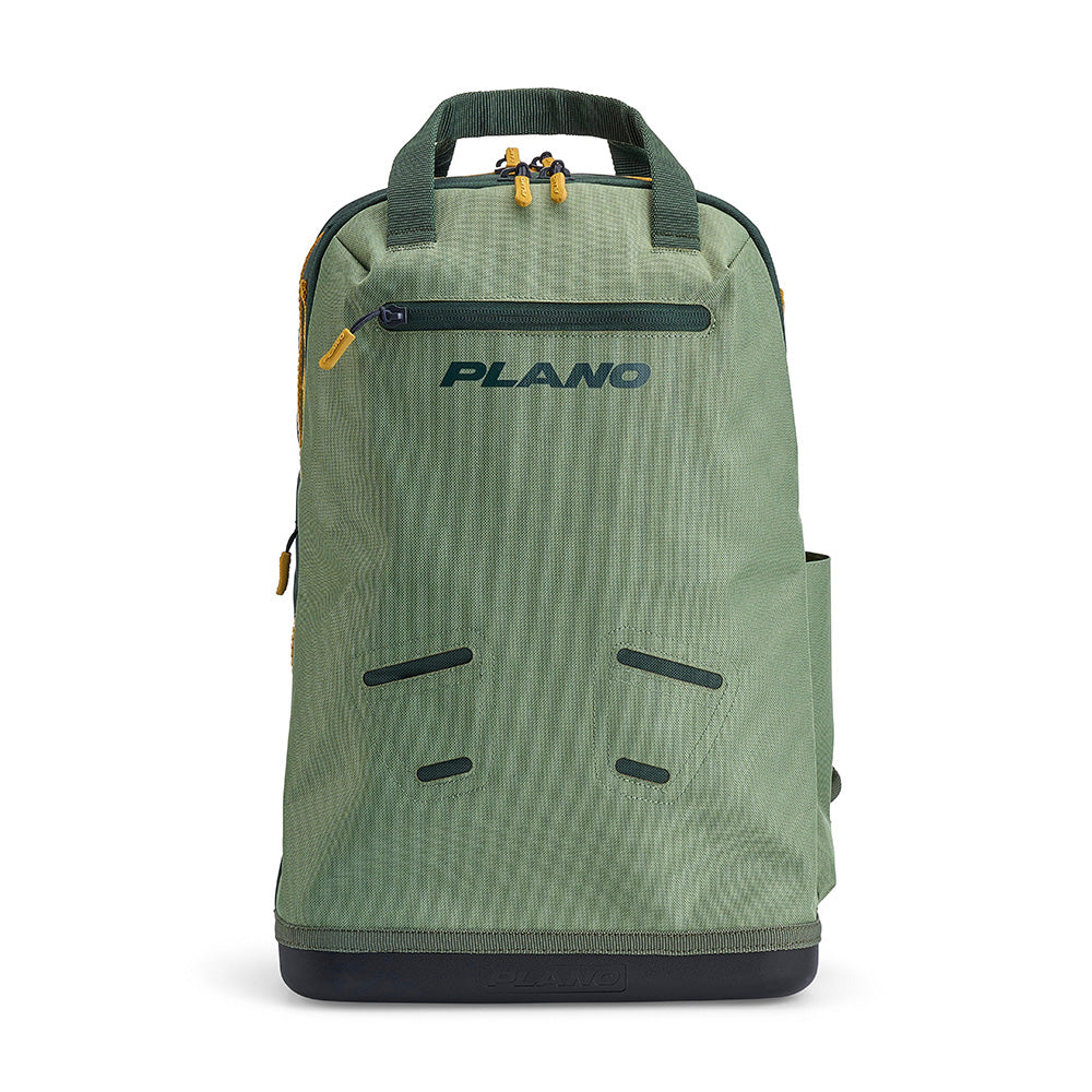 Plano Weekend Tackle Backpack Moss with Waterproof Base and Multiple Storage Options