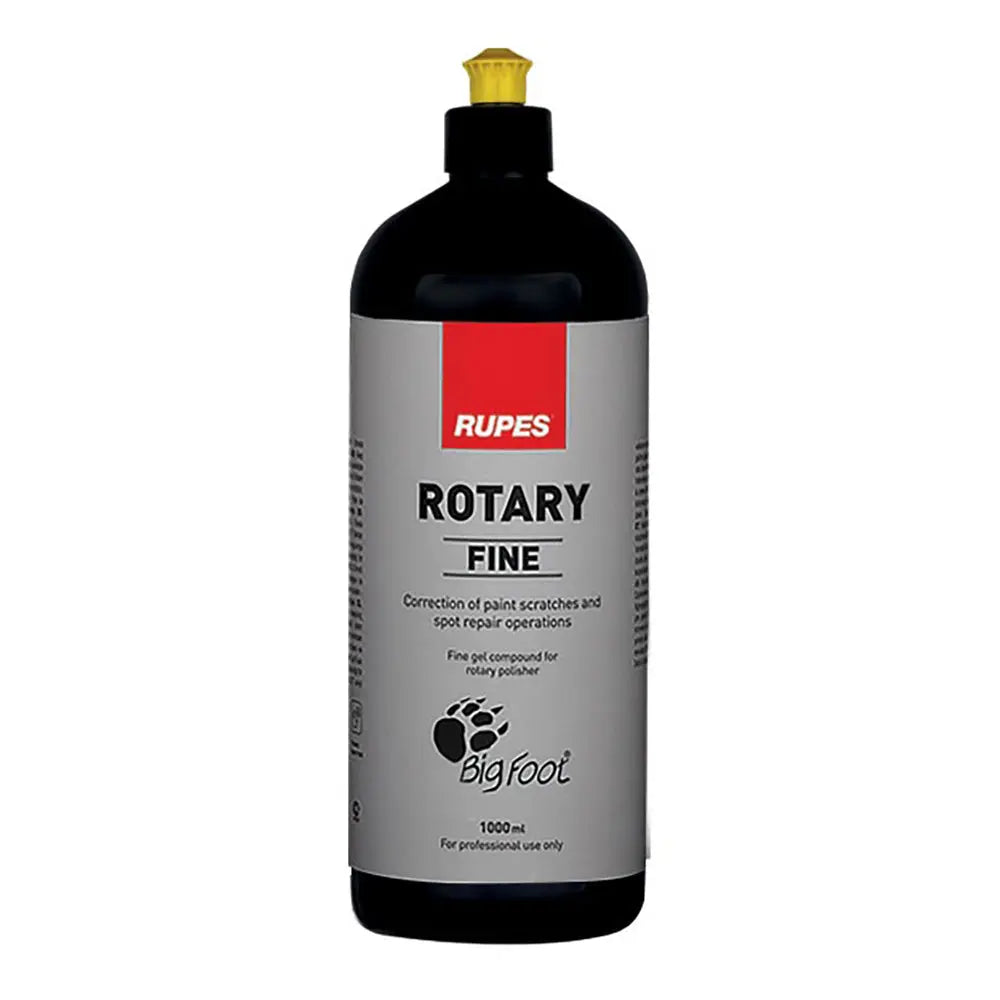 RUPES Fine Polishing Compound for Rotary Polishers 1000ml – Achieve Perfect Finishes on Hard Clear Coats