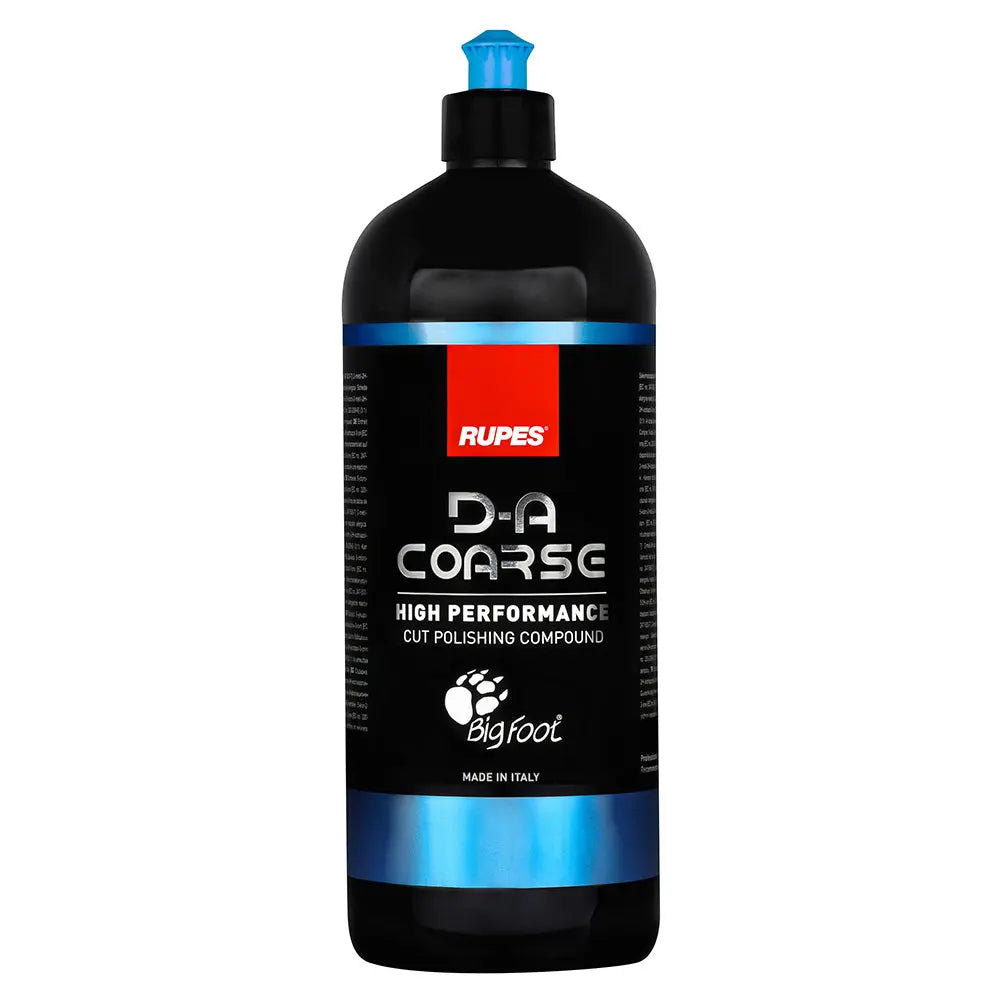 RUPES D-A Coarse High Performance Cut Polishing Compound 33.8 oz – Fast Cutting and Defect Removal