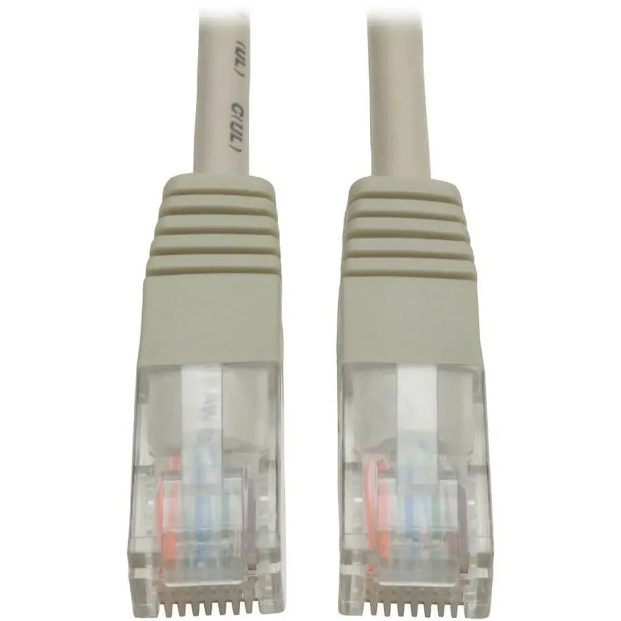 Eaton Tripp Lite Series Cat5e 350 MHz Molded Ethernet Cable (RJ45 M/M), 15 ft, Gray