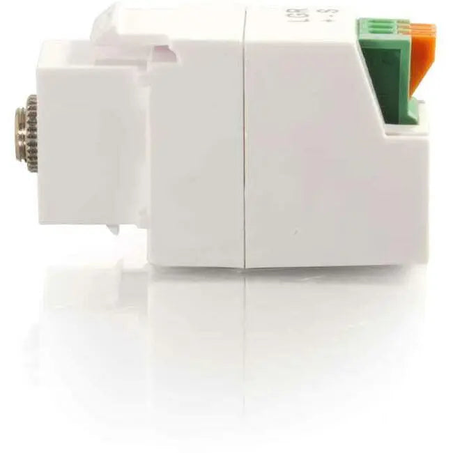 C2G 3.5mm 3-Conductor Keystone Adapter for Audio and IR Connections