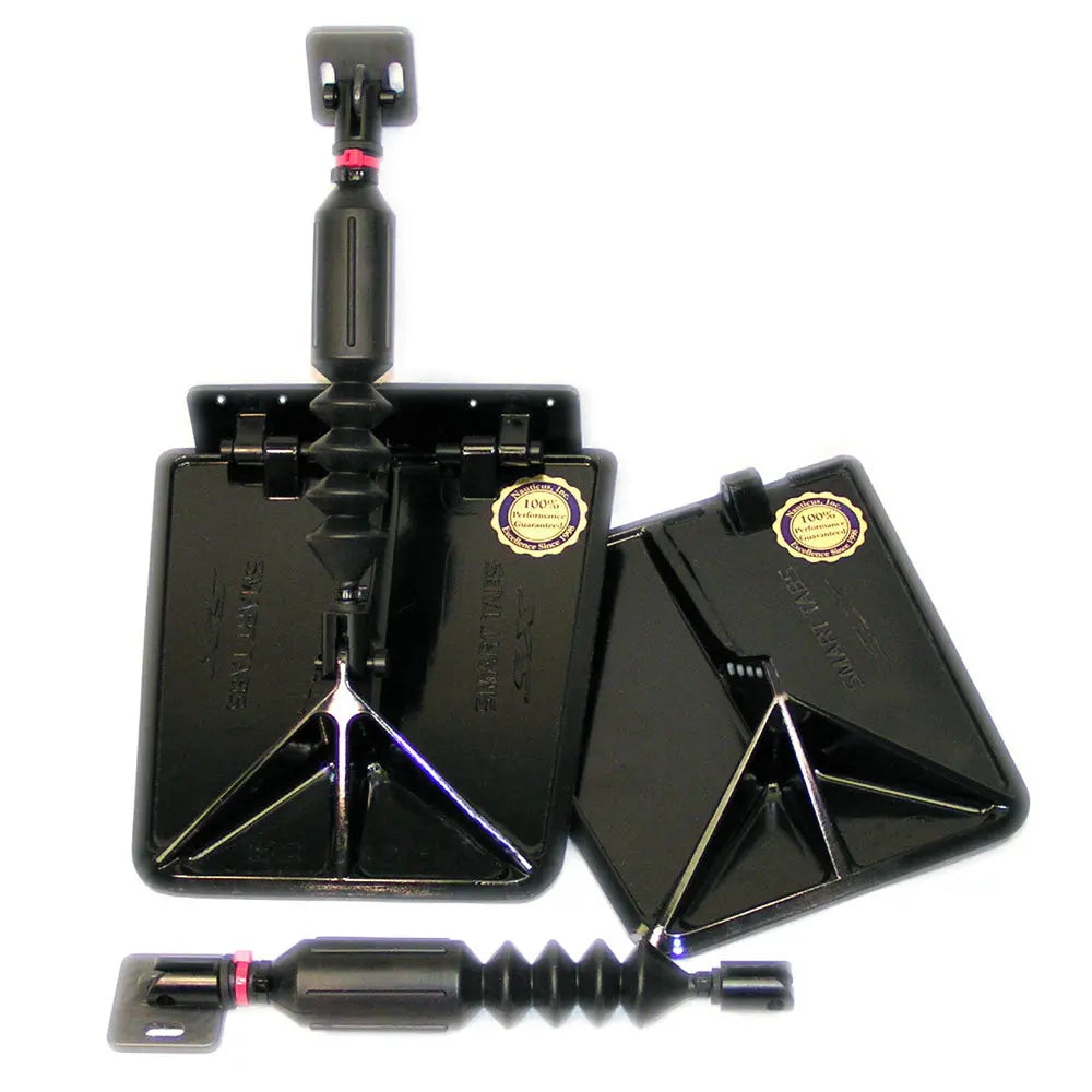Lectrotab Smart Tab SX Composite Trim Tabs for 18-20 Foot Boats with 150-240 HP – Black