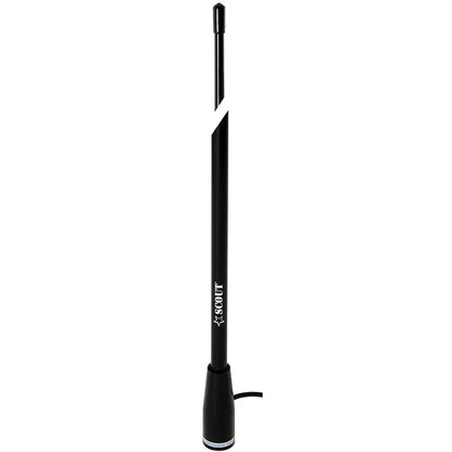 Scout 5' Black VHF Antenna with 3dB Gain and 5M RG-58 Coax - Model PF AN NVHF00004T
