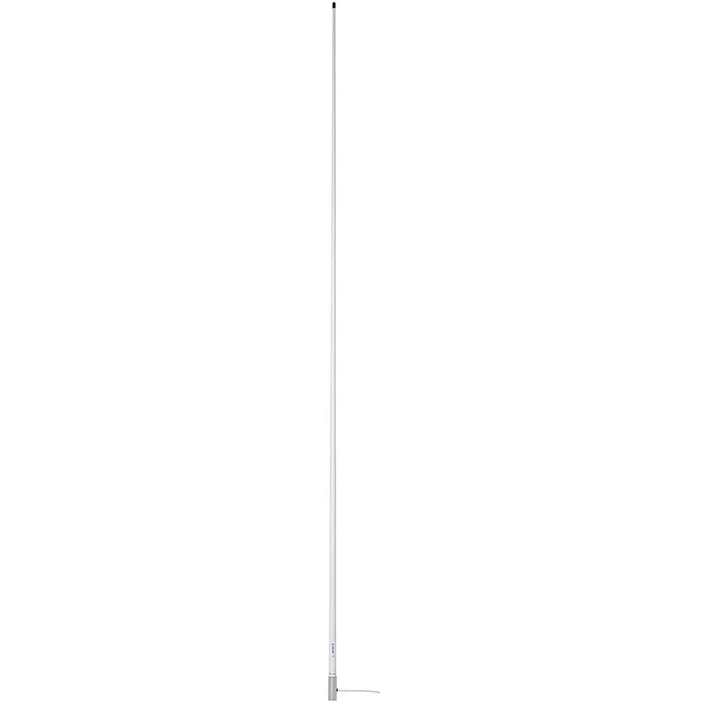 Scout 8' White VHF Marine Antenna 6dB with Stainless Steel Ferrule and 5M RG-58 Coaxial Cable, Part Number PF AN NVHF00007T