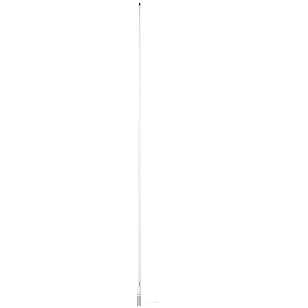 Scout PF AN NVHF00020T 8' White VHF Antenna with 6 dB Gain and Heavy Stainless Steel Ferrule