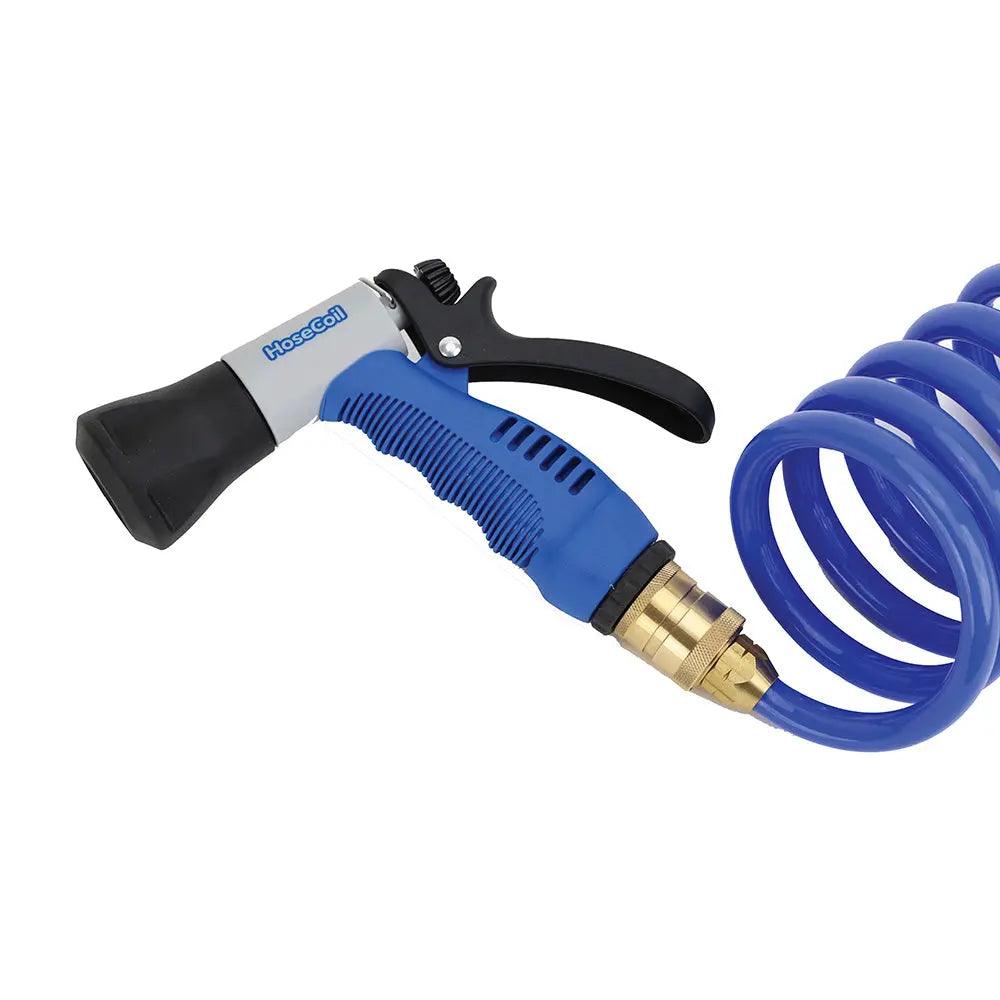 HoseCoil Boat Bumper Nozzle Kit - Adjustable Spray Pattern with Rubber Tip for Boat Surface Protection