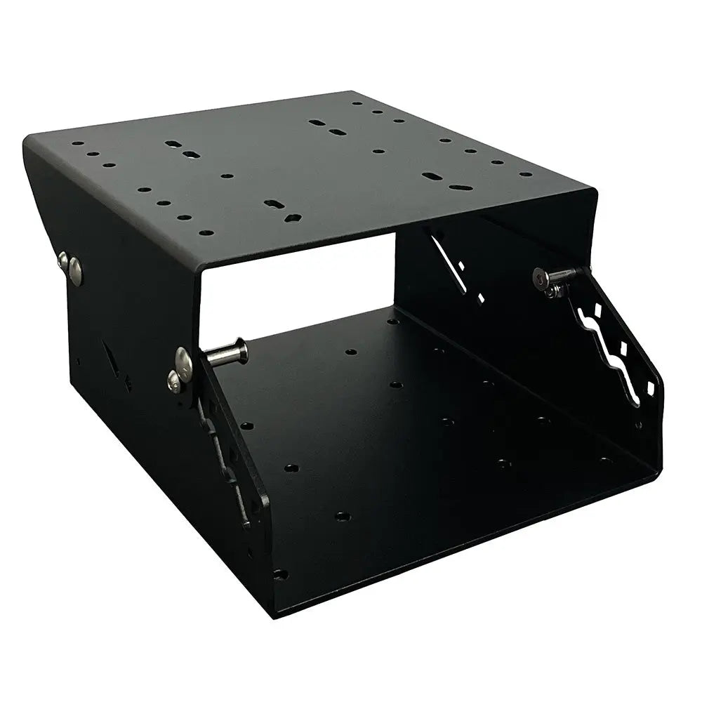 Shark Seating A1 Plinth Black Alloy with Adjustable Height - 4.7 to 6.7 inches
