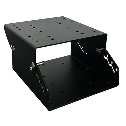 Shark Seating A1 Plinth Black Alloy with Adjustable Height - 4.7 to 6.7 inches