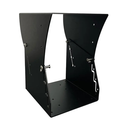 Shark Seating A3 Plinth Black Alloy with Adjustable Height - 11.2 to 16.9 inches