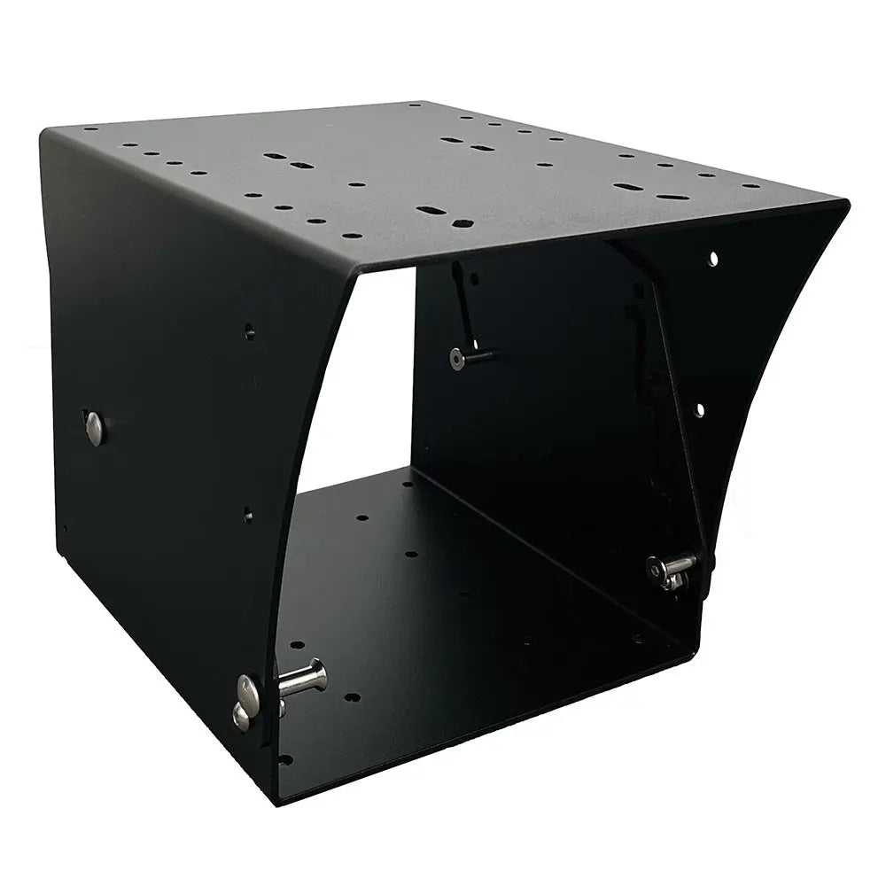 Shark Seating A3 Plinth Black Alloy with Adjustable Height - 11.2 to 16.9 inches