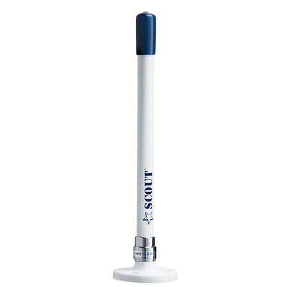 Scout 9-Inch Stubby White VHF Antenna with Quick Mount and 5M RG-58 Coax Cable - Part Number PF AN NVHF00025