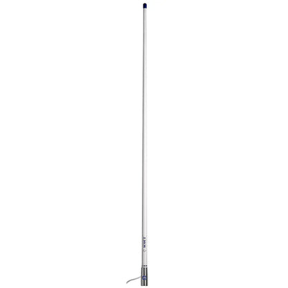 Scout Titan Series 4' White VHF Antenna with 3dB Gain, Stainless Steel Ferrule, 5M RG-58 Cable & PL-259 Connector