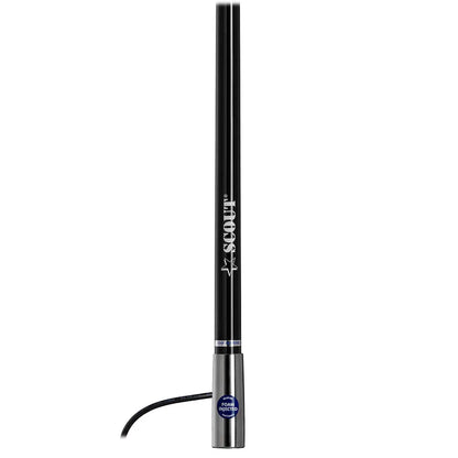 Scout Titan Series 4' Black AM/FM Antenna Fiberglass by Scout - Part PF AN NAMFM012T