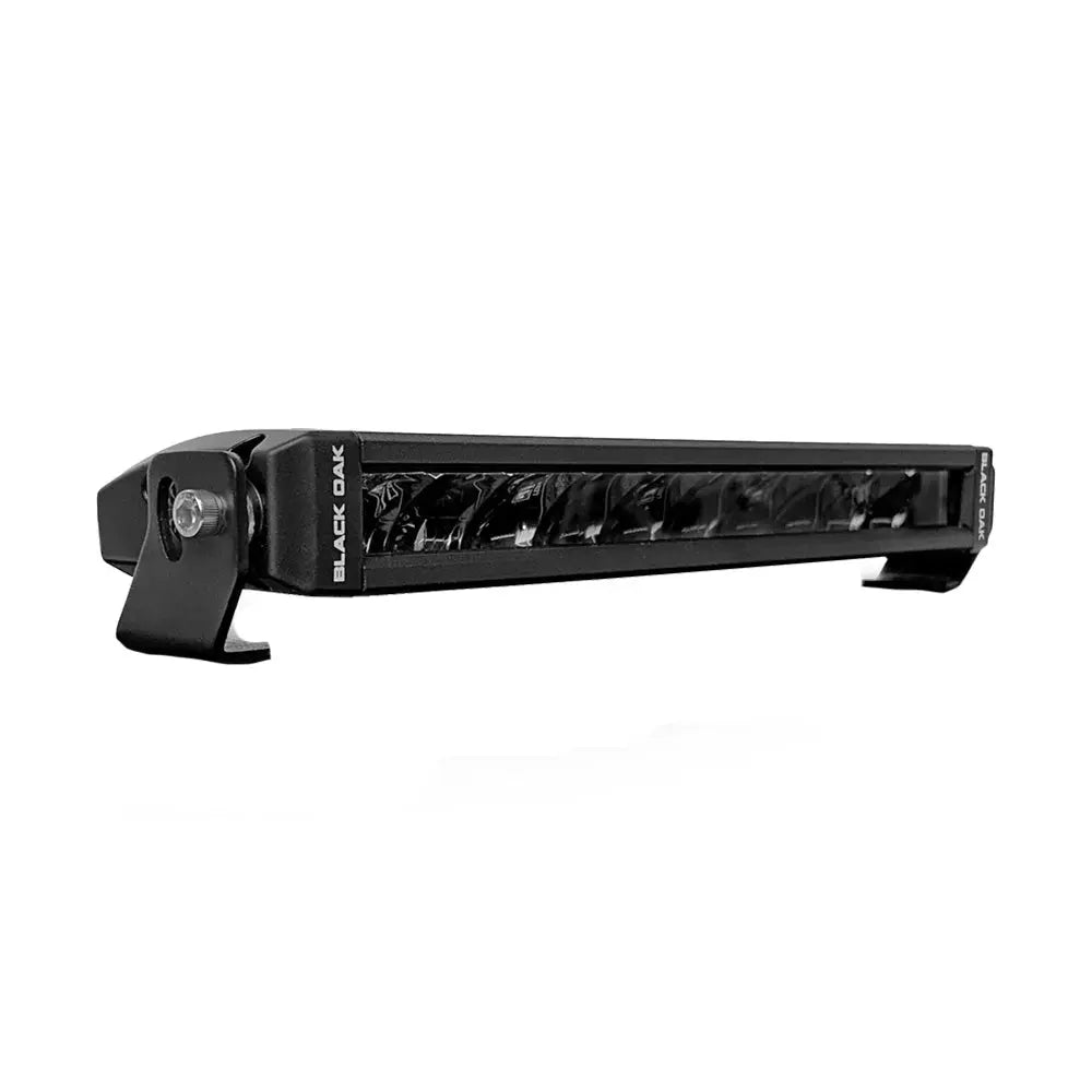 Black Oak LED Single Row Slim 10" 150W Dual Color Light Bar with Combo Beam - White & Yellow