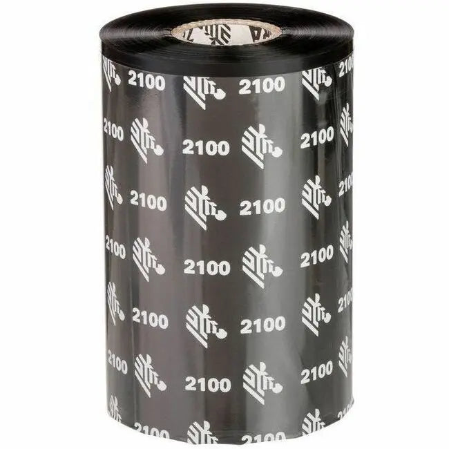 Zebra 2100 Black Wax Ribbon – High-Quality Thermal Transfer Printing for Industrial Labels