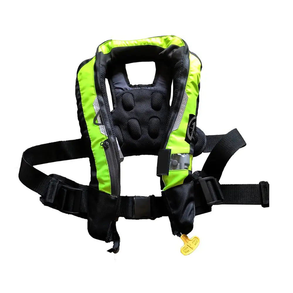 First Watch Auto/Manual Convertible 38g Inflatable PFD in Hi-Vis Yellow - USCG Approved