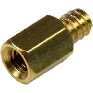 StarTech.com SCREWNUTM #6-32 to M3 Metal Jack Screw Standoffs (50 Pack) for Motherboard Installation by StarTech.com