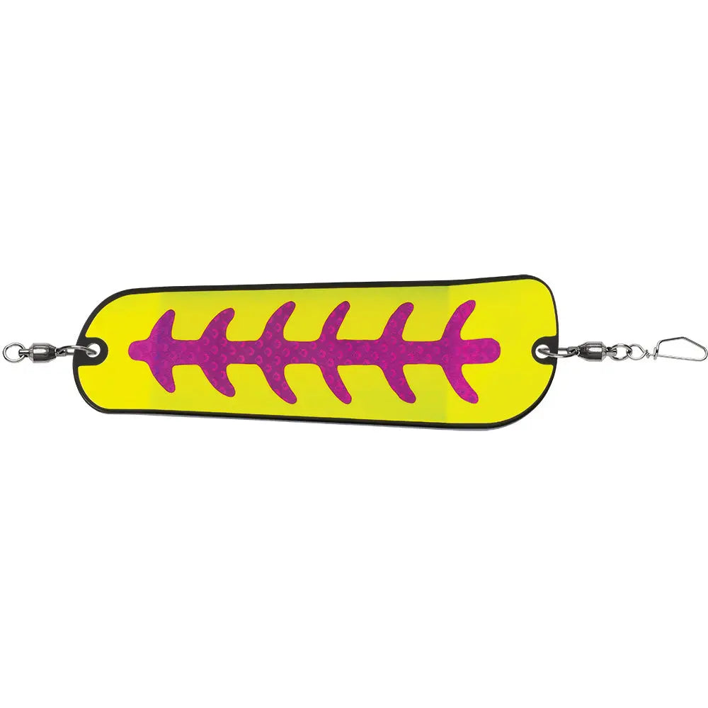 Luhr-Jensen Money Roll Flasher 11" Nuclear Carbon Glow – Durable Trolling Lure with Glow-in-the-Dark Finish