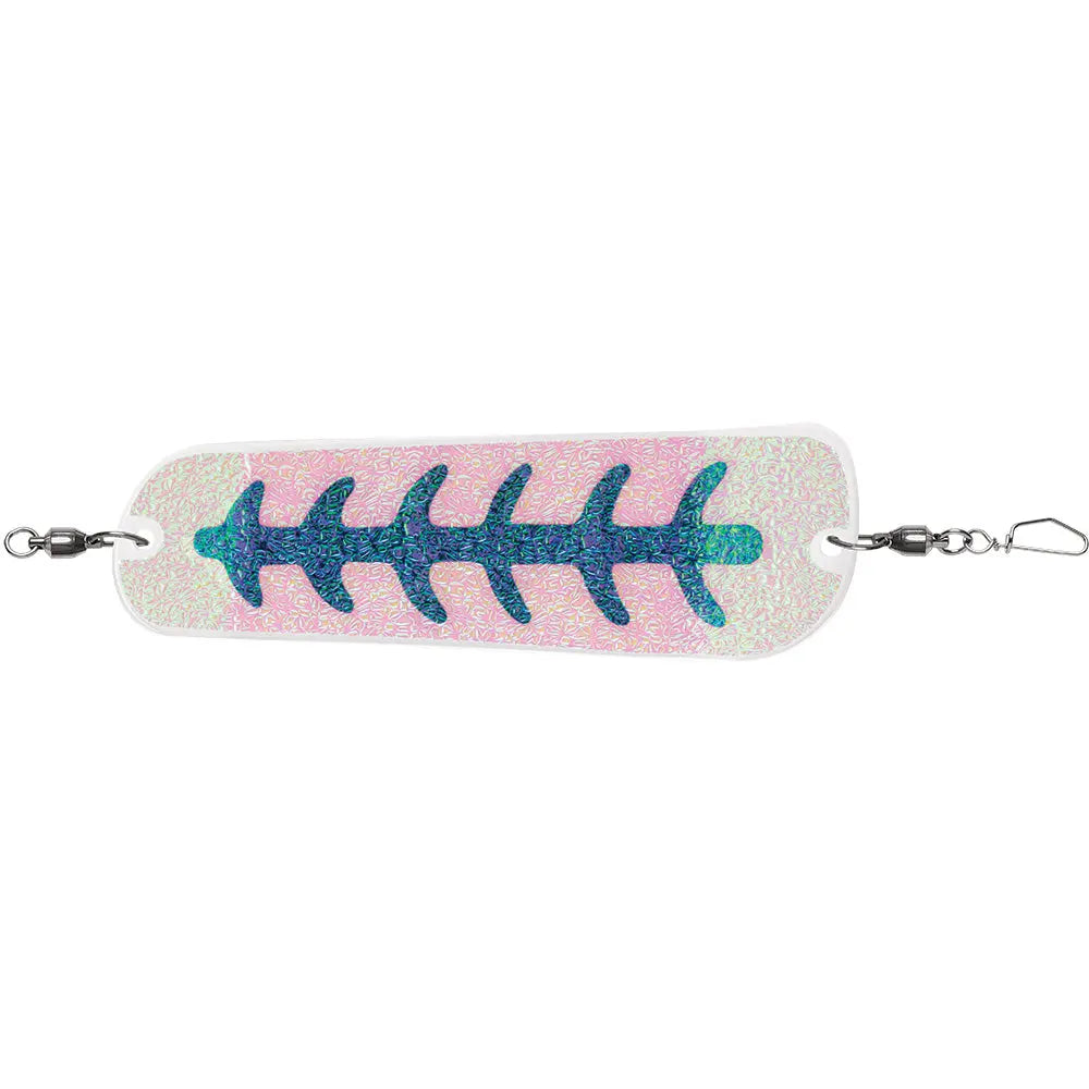 Luhr-Jensen Money Roll Flasher 11-Inch Pearl Blue Skeleton