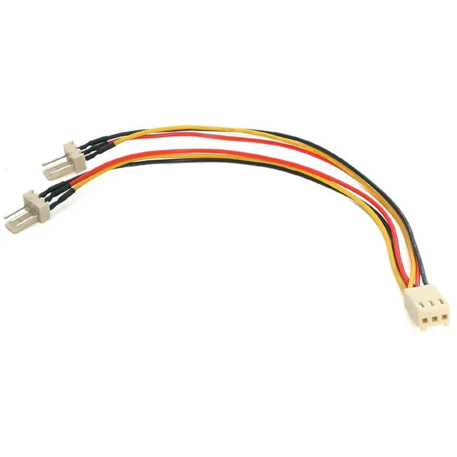 StarTech.com 6-inch TX3 Fan Power Splitter Cable – Compatible with PC Fans and Drives