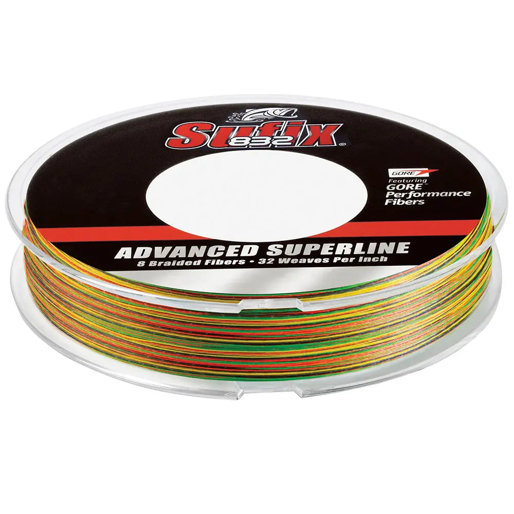 Sufix 832 Braid - 15lb Fire Tiger - 300 Yards