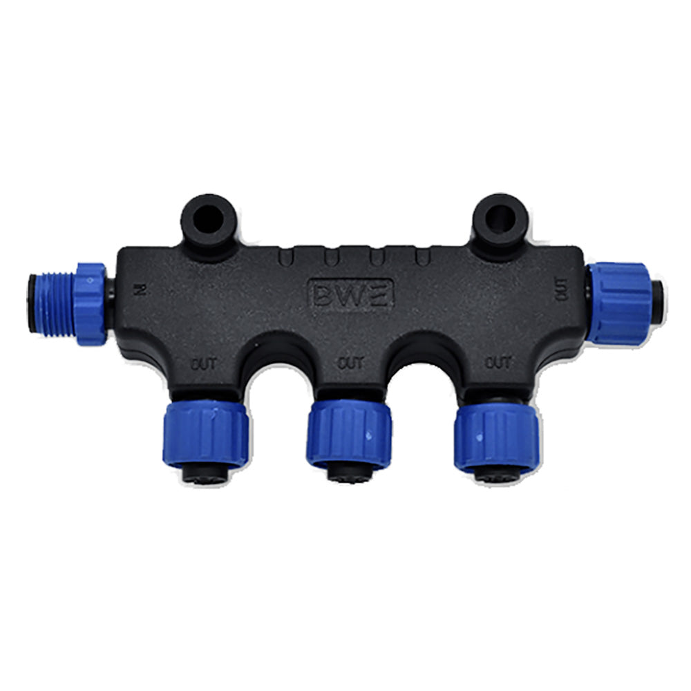 Bluewater NMEA 2000 3-Way T-Connector Part Number 2702-14-014