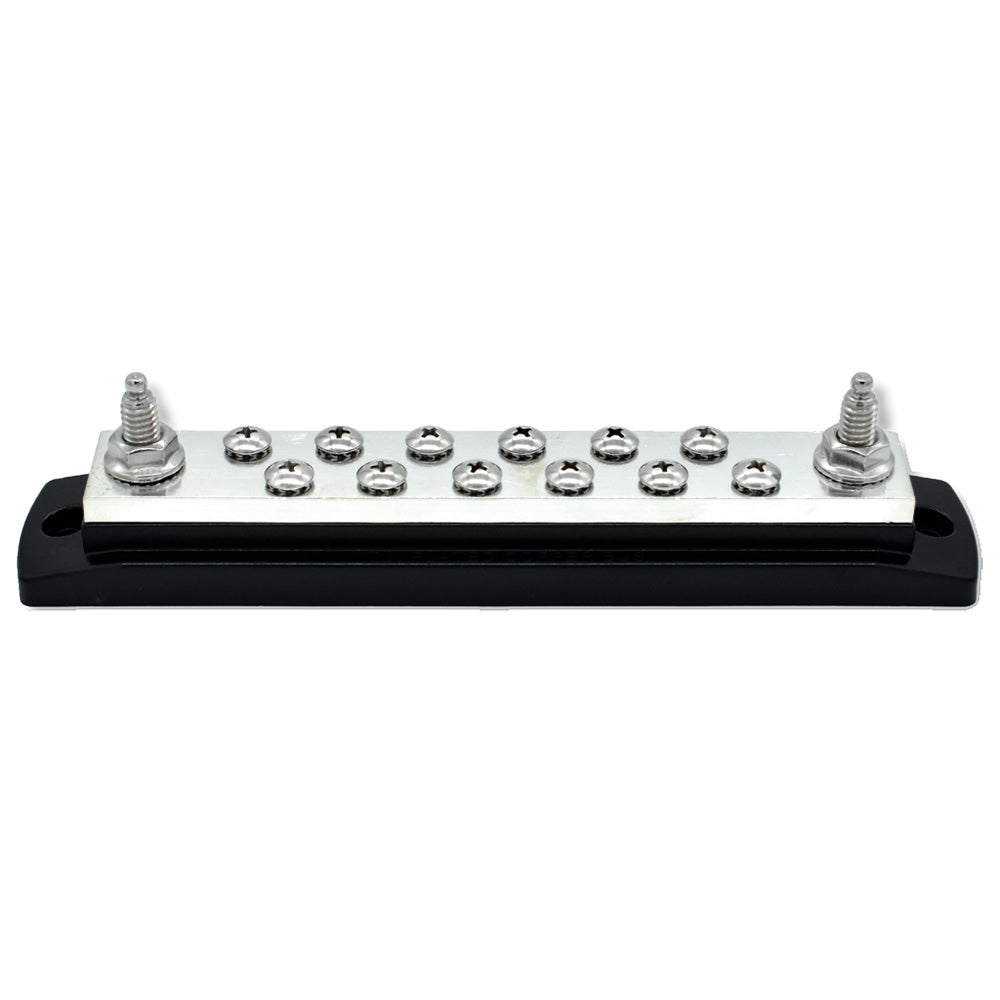 Bluewater 12 Terminal Busbar - 250 Amp for Heavy-Duty Power Distribution