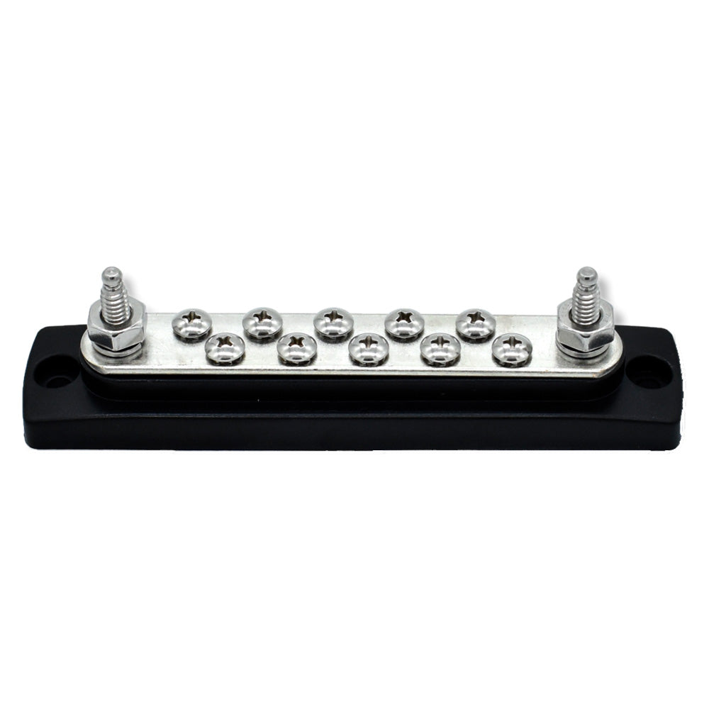 Bluewater 10 Terminal Busbar - 150 Amp for Marine and Industrial Applications
