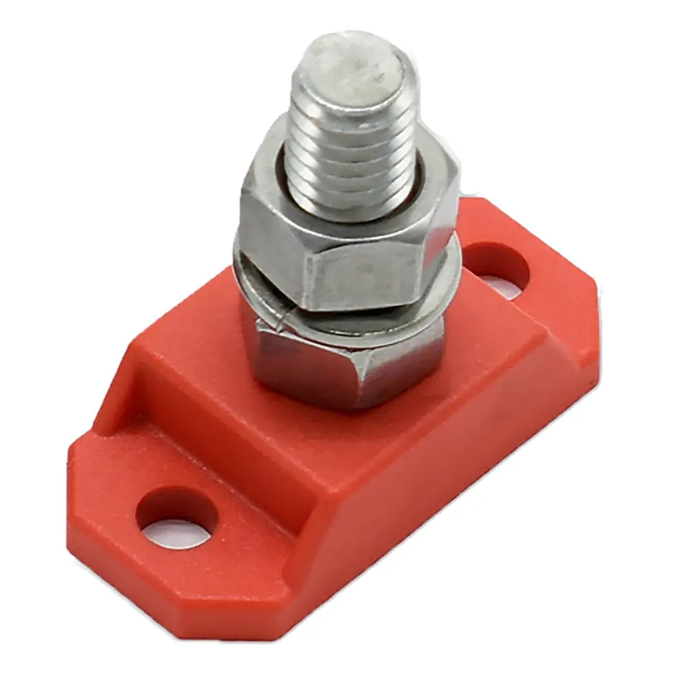 Bluewater 3/8 inch Power Post - Red for Heavy-Duty Electrical Connections