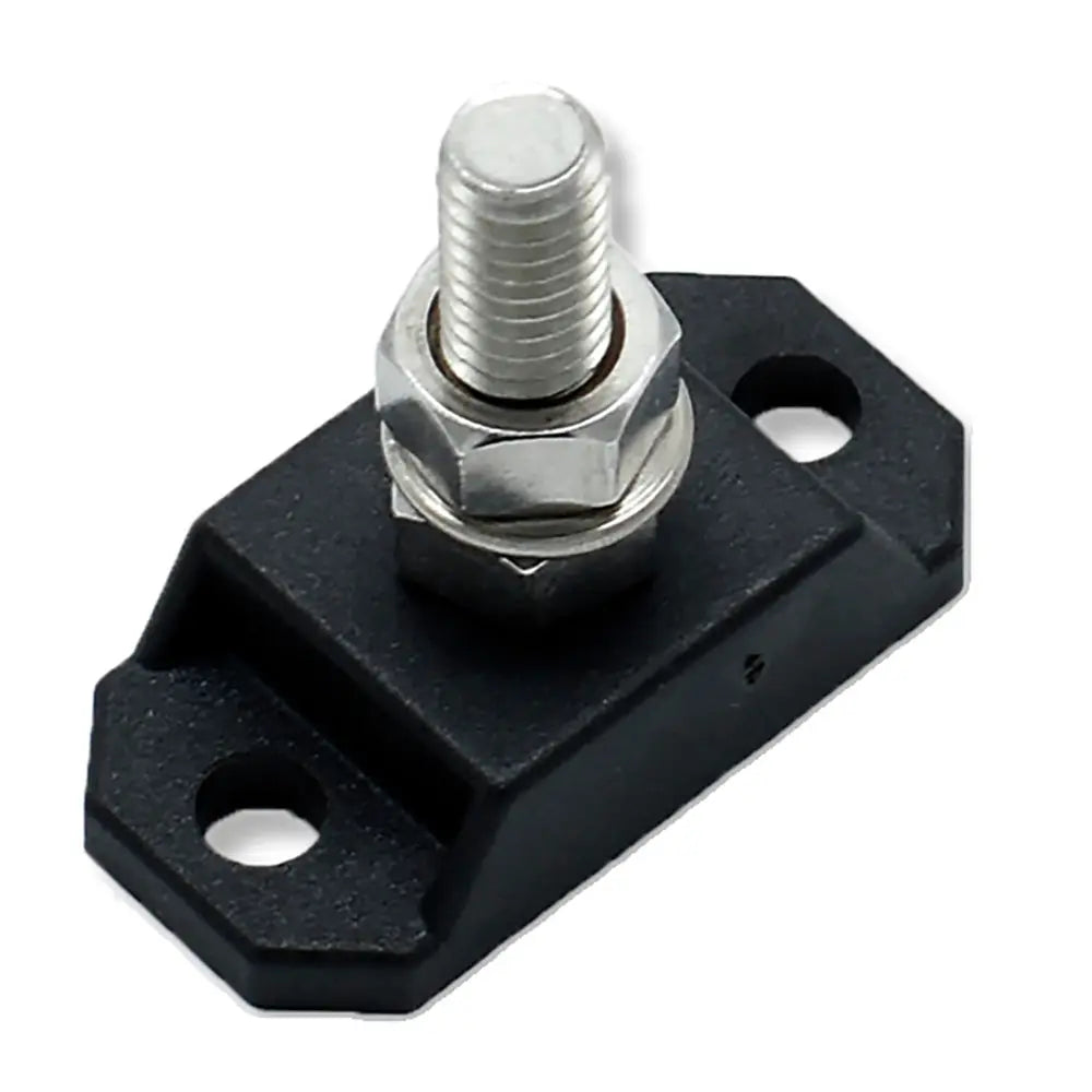 Bluewater 5/16 inch Power Post - Black for Marine and Industrial Applications