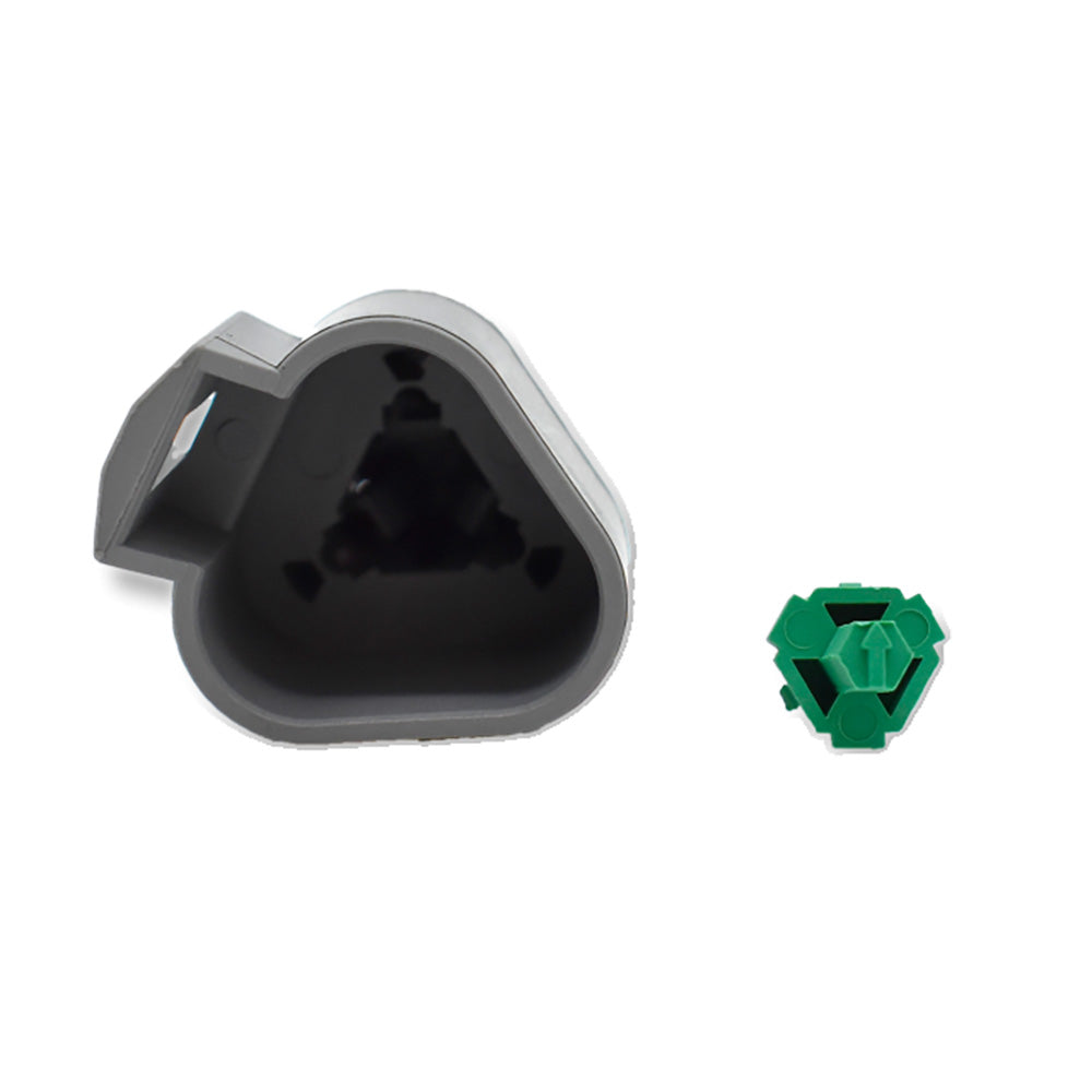 Bluewater DT04-3P 3-Position Male Deutsch Connector with Wedge Lock