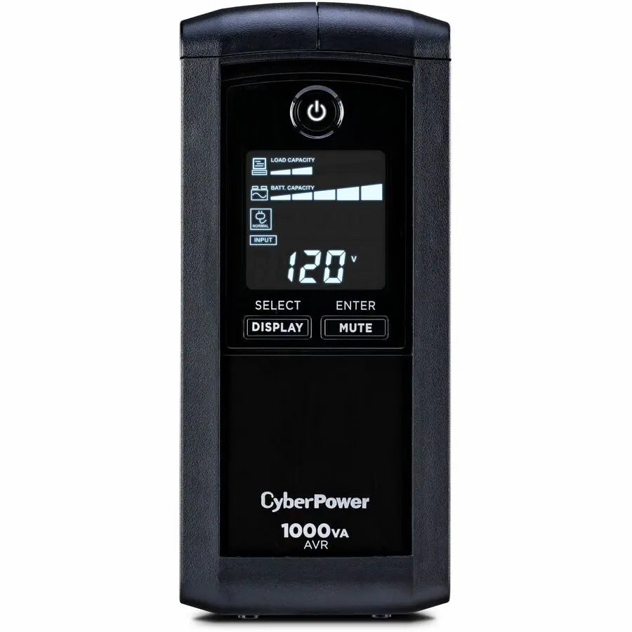 CyberPower CP1000AVRLCD Line-Interactive UPS System with Intelligent LCD Display