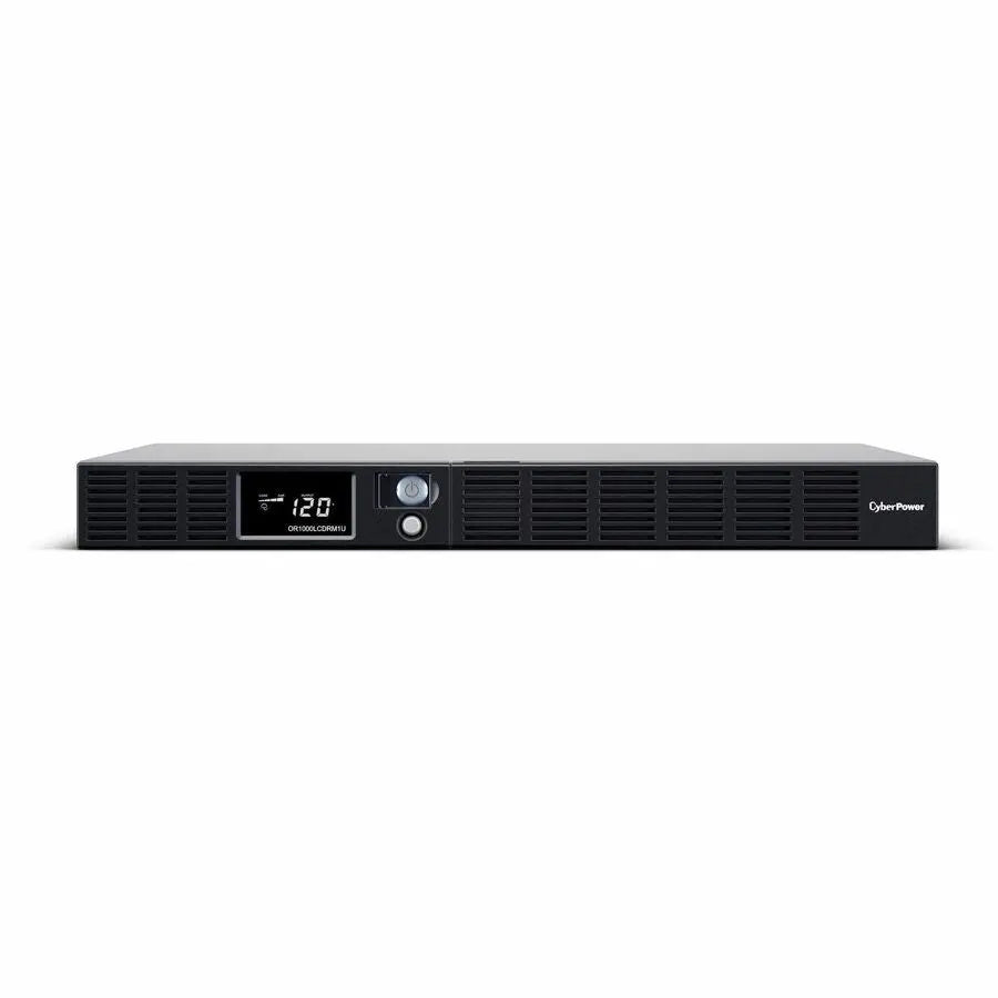 CyberPower OR1000LCDRM1U Smart App LCD Line-Interactive UPS System with 1000 VA Capacity and Remote Management