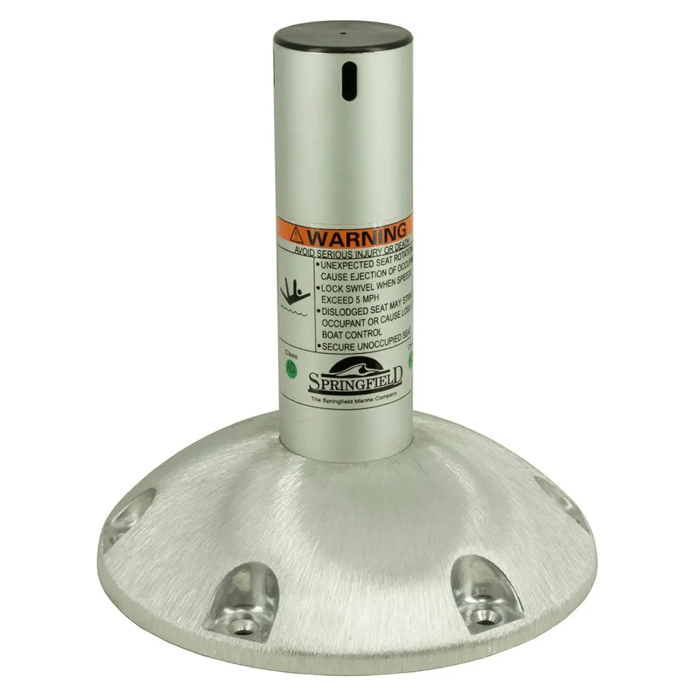 Springfield Marine 1250310-MLNS 2-3/8 Inch Explorer Fixed-Height Locking Pedestal – 10 Inch