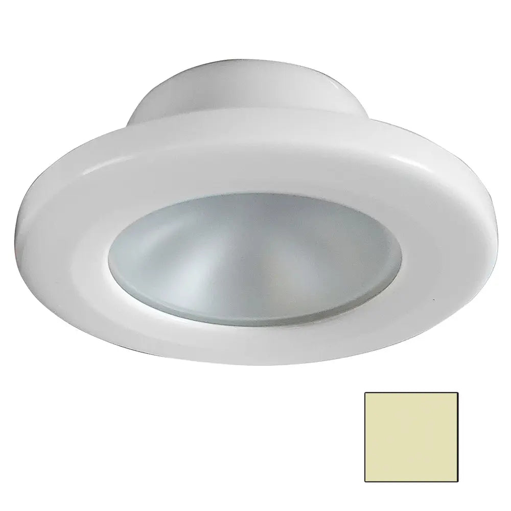 I2Systems Inc Apeiron Screw Mount Marine LED Light - Round Warm White/White Finish