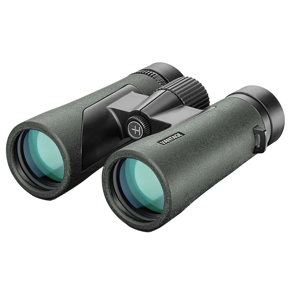 Hawke Optics Vantage Binocular 8x42 Green – Lightweight Waterproof Roof Prism Binoculars with BAK-4 Glass and Nitrogen Purged Design