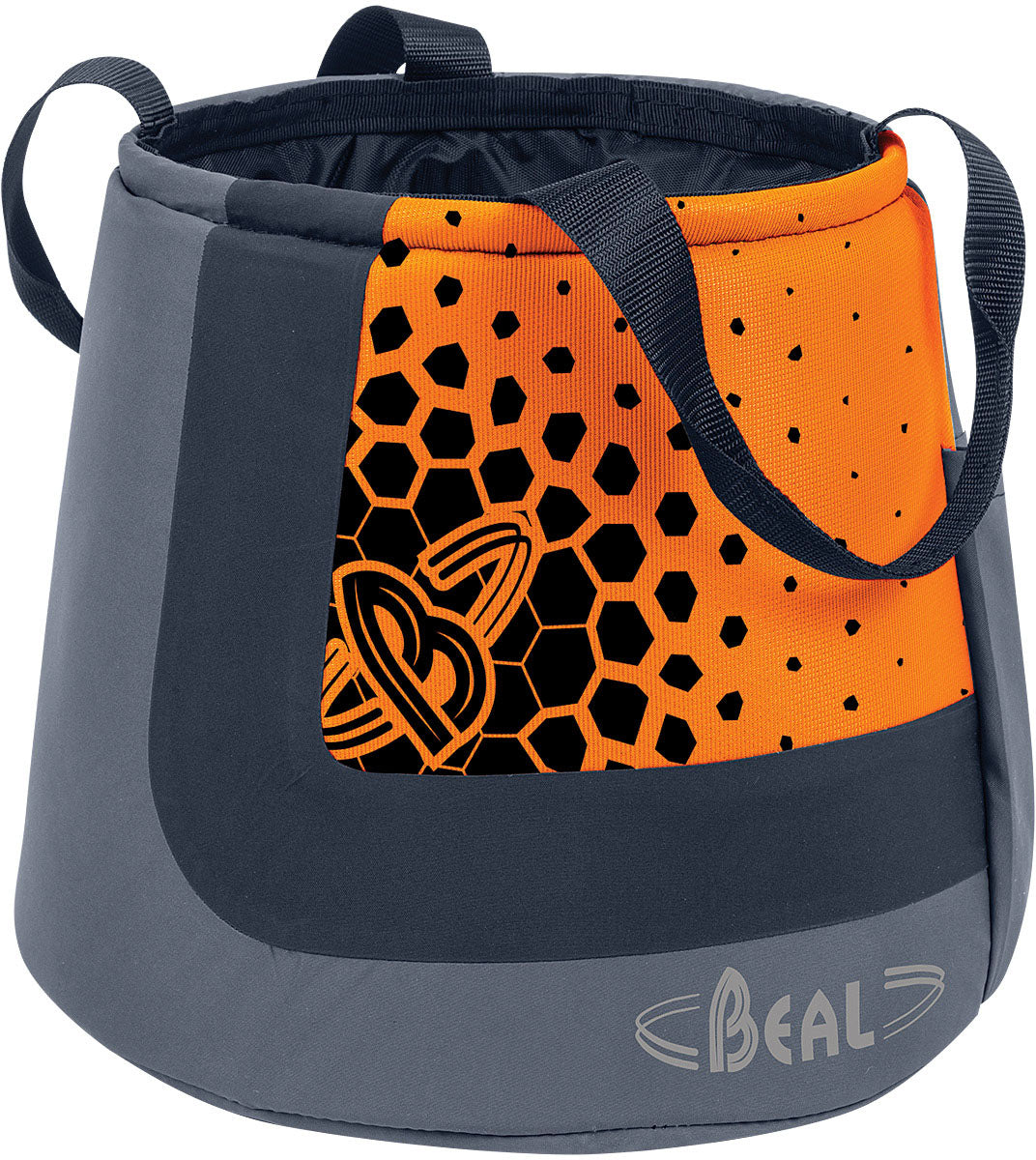 BEAL Monster Cocoon Chalk Bag Orange – Compact Climbing Chalk Holder with Secure Closure