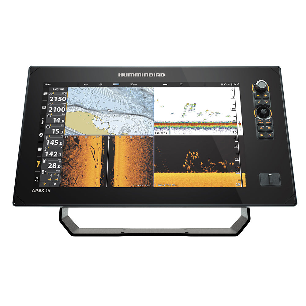 Humminbird APEX 16 VX MSI+ Chartplotter and Fishfinder with Transom Mount Transducer