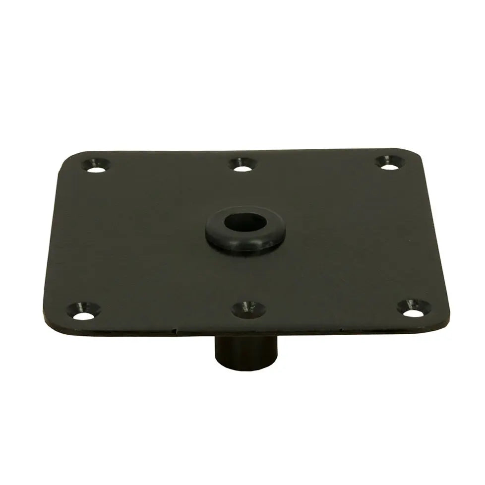 Springfield Marine KingPin Standard Square Steel Base with Satin E-Coat - 7 x 7 Inches